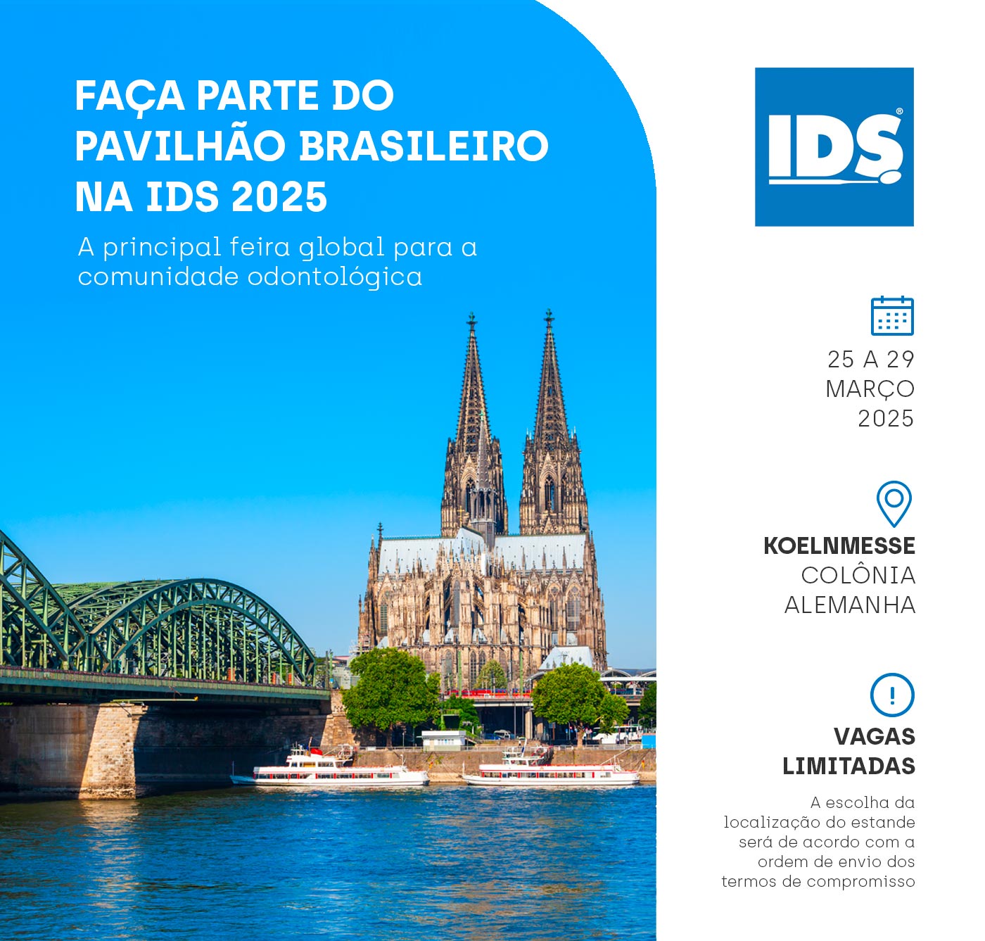 IDS 2025 - Faça parte do pavilhão brasileiro